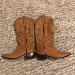 100% leather cowboy boots